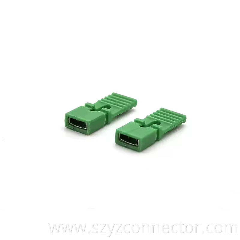 2.54mm Pitch Mini Jumper H13.5mm 12P Green OPEN Type (4)